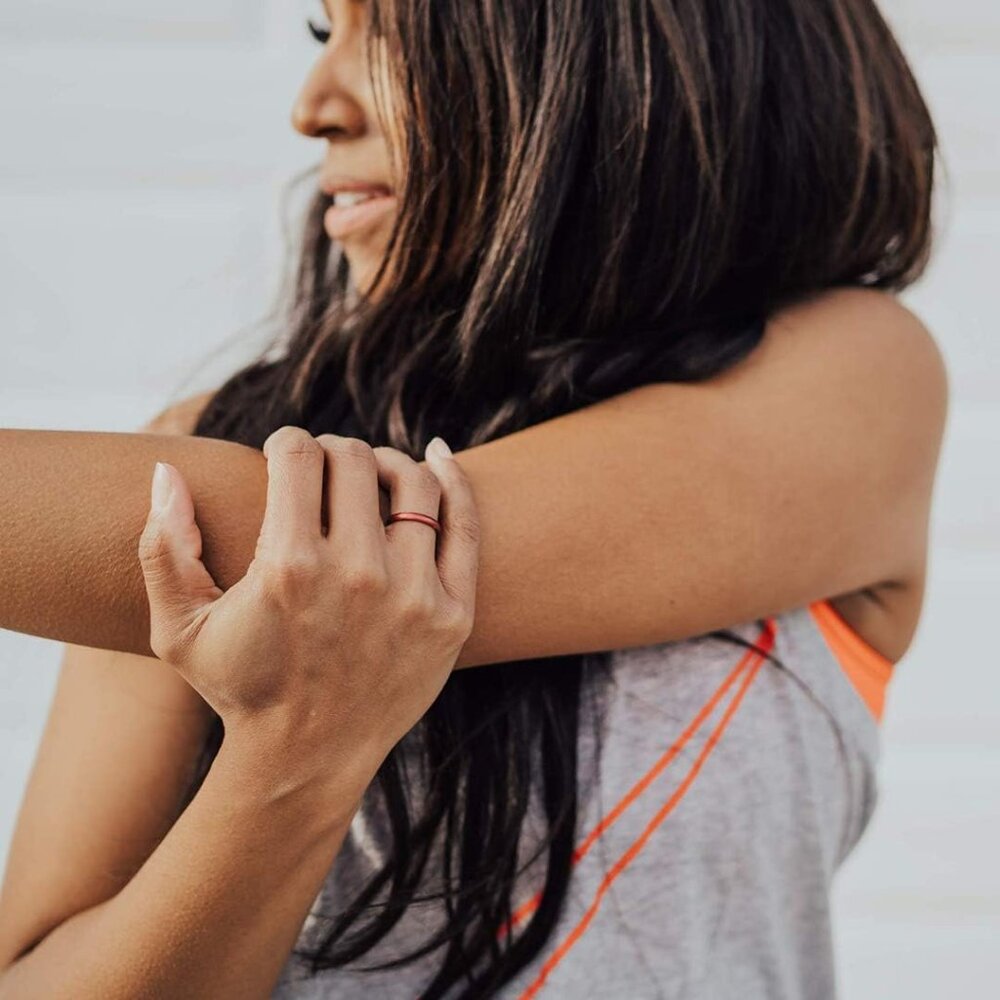 Elegant Silicone Birthstone Ring - Stackable & Sa… - image 2